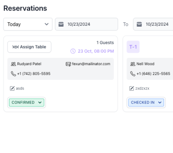 Optimizar las reservas de mesa